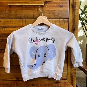 Zara Baby Girl 🐘 sweatshirt